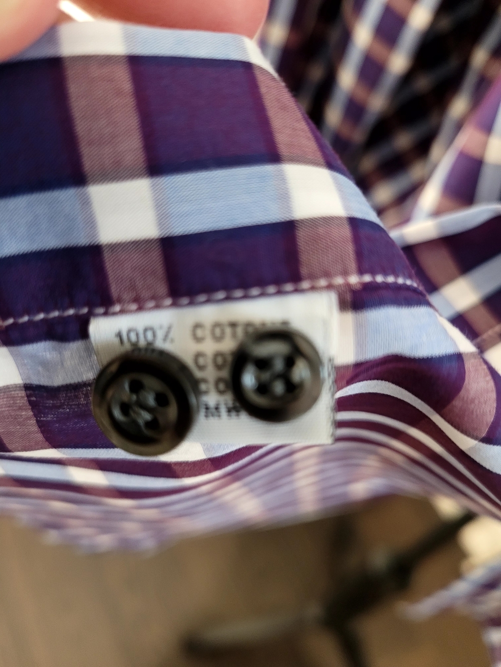 New Culturata Men's Dress Shirt. Made In Italy 100% Cotton Sz 16.5 - Picture 6 of 10